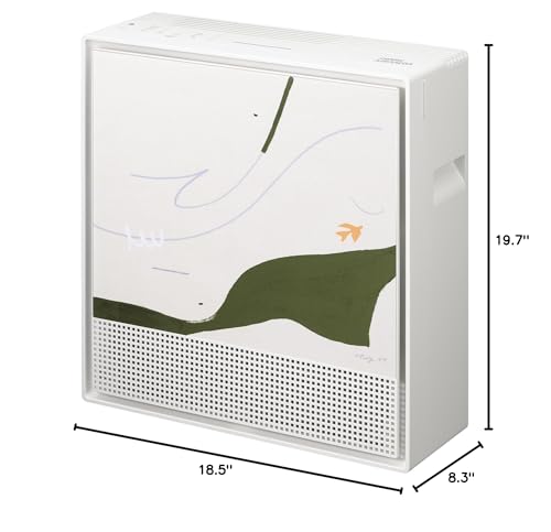 COWAY Air Purifiers for Home Large Room Up to 1,763 ft², Washable Pre-Filter and True HEPA Filter for Smoke, Allergies, Pet Dander, Odor, AQI, Smart & Rapid Mode, Timer, 3yr Warranty, 250ART(GB)