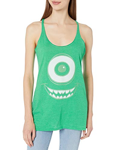 Disney-Women's Monsters Inc. Mike Graphic Tank, Envy, Small