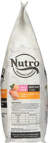 Nutro Natural Choice Adult Small Breed Dry Dog Food, Chicken and Brown Rice, 5 lbs.