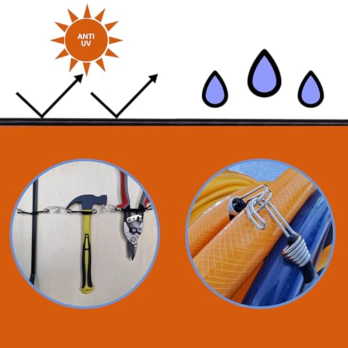 YELIER Mini Bungee Cords with Hooks. Versatile Outdoor Bungee Cord Set. Includes, 2inch, 4inch, 6inch, and 8inch, Totaling 16 Bungee Cords. (16pcs, Black, Four Sizes)
