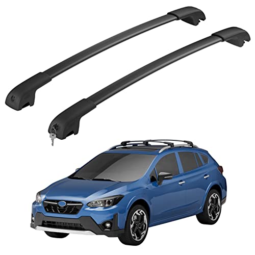 HmmtyRack Lockable Car Roof Rack Cross Bars Compatible with Subaru Forester 2014-2025, Aluminum Cross Bar for Rooftop Cargo Carrier Luggage Kayak Canoe Bike Snowboard