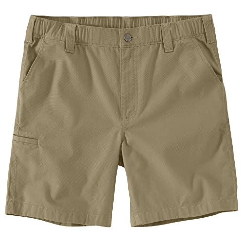 Carhartt Men's Rugged Flex Relaxed Fit 8in Canvas Work Short, Steel