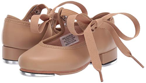 Bloch Girls' Annie Tyette Dance Shoe, Brown Tan, 8 W US