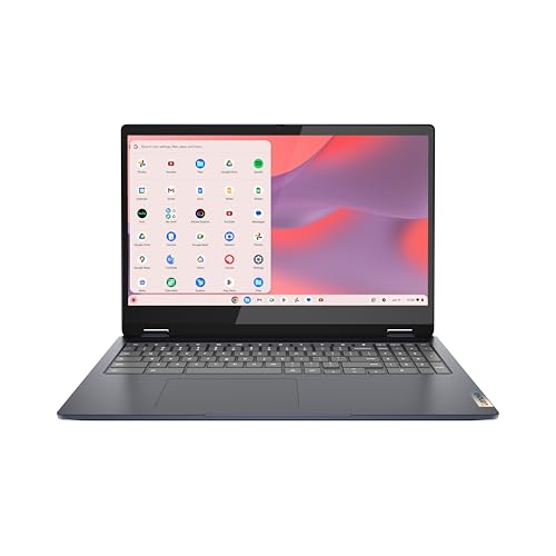 Lenovo IdeaPad Flex 3i Chromebook Laptop, Intel® UHD Graphics, 15.6” FHD Display, Intel Pentium N6000, 8GB RAM, 128GB SSD, 1920x1080 px, Touchscreen, Chrome OS, Abyss Blue