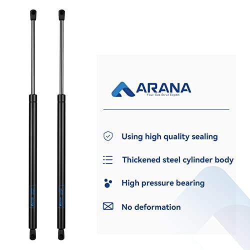 ARANA Hood Struts for Toyota Camry 2007-2011, 6333 Front Hood Lift Support Gas Shocks for 2007-2011 Toyota Camry Base/CE/Hybrid/LE/SE/XLE, Set of 2