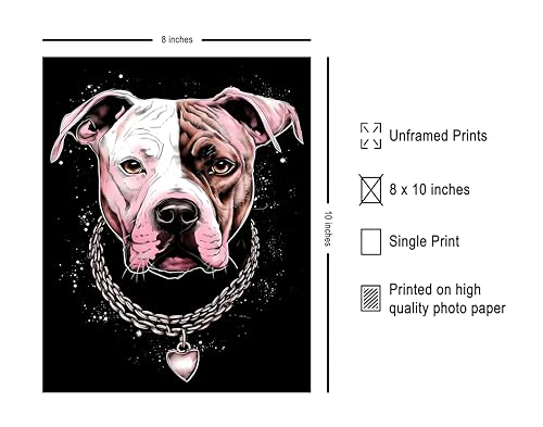Poster Master French Bulldog Poster - Dog Portrait Print - Dog Art - Puppy Art - Animal Lover Art - Minimal Art - Trendy Art - Modern Art - Great Living Room or Office Decor, 24x32 Unframed Wall Art