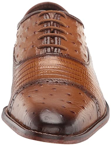 Stacy Adams Men's Rodano Cap Toe Oxford, TAN, 11 Wide