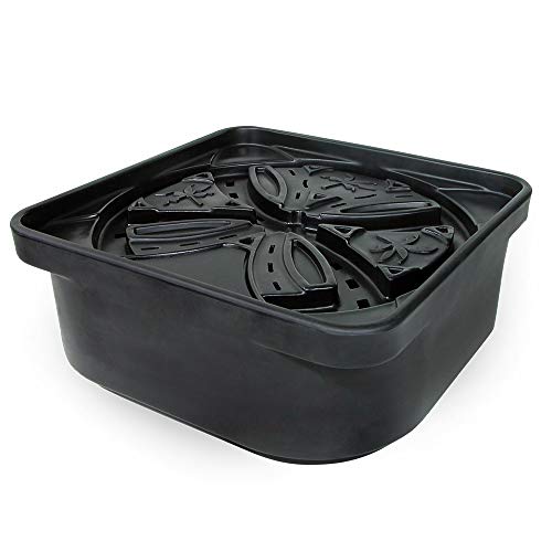 Atlantic Water Gardens FB2400 Fountain Basin, 20 Gal, 24", Black