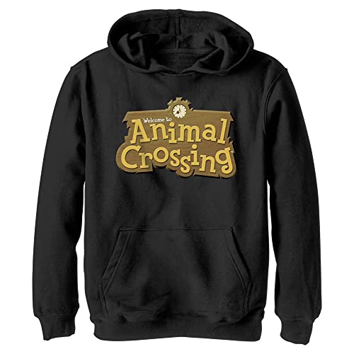 Nintendo Animal Crossing Logo Youth Pullover Hoodie