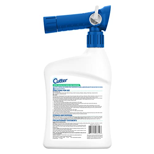 Cutter Essentials Bug Control Spray Concentrate, Kills Mosquitoes by Contact for Insects (Pack of 2)