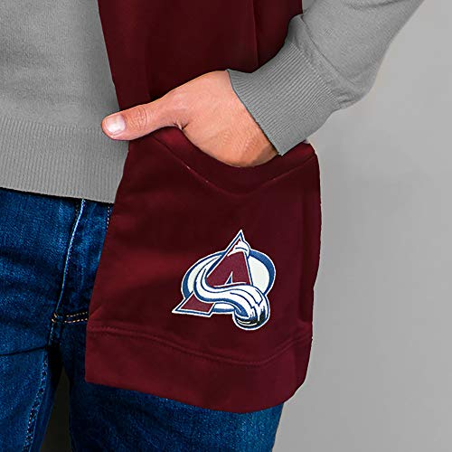 Littlearth unisex-adult NHL Nashville Predators Jimmy Bean 4-in-1 Scarf, Team Color, 82'' x 8'' (500709-PRED)