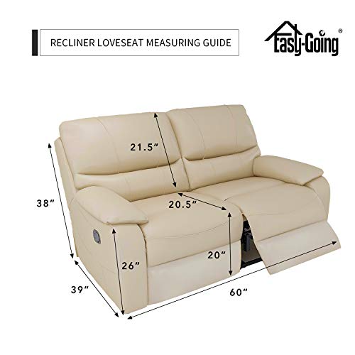 Easy-Going 8 Pieces Recliner Sofa Stretch Sofa Slipcover Sofa Cover Furniture Protector Couch Soft with Elastic Bottom Kids, Spandex Jacquard Fabric Small Checks Greyish Green