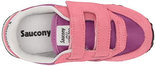 Saucony Unisex-child Baby Jazz Hook & Loop Seasonal , BLACK/WHITE, 10 M