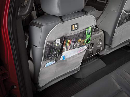 WeatherTech Seat Back Protector - Universal Kick Mat and Organizer for The Back of Your Seat - Charcoal