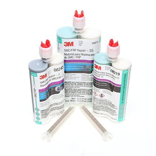 3M SMC/Fiberglass Repair Adhesive-35, 08219, Green, 200 mL Cartridge