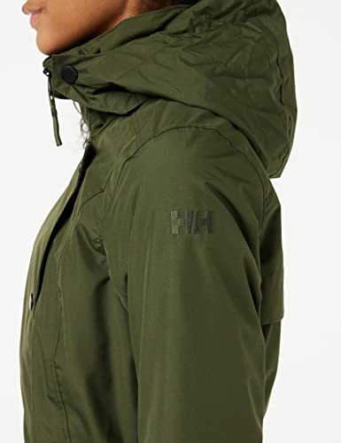 Helly Hansen Women's Welsey II Trench Insulated Waterproof Breathable Jacket, 431 Utility Green, X-Small