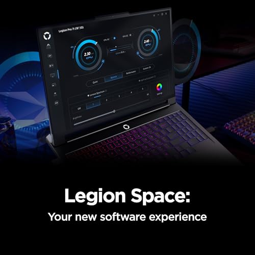 Lenovo Legion Pro 7i – Gaming Laptop - Intel® Core™ Ultra 9 275HX – 16" 2.5K WQXGA OLED Display – 240Hz Refresh Rate – GeForce RTX™ 5070 Ti GPU – 32 GB Memory – 1 TB Storage – 3-month PC GamePass