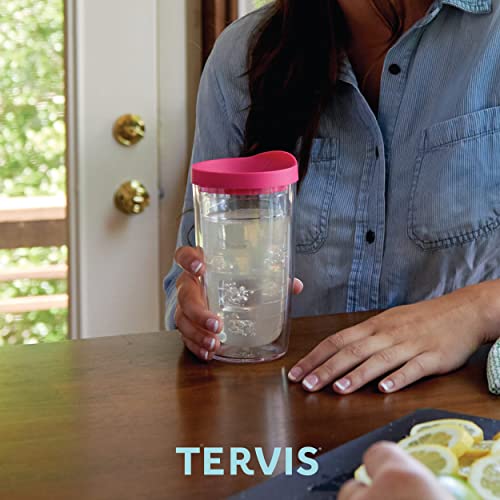 Tervis Yoga Lotus Flower Made in USA Double Walled Insulated Tumbler Travel Cup Keeps Drinks Cold & Hot, 16oz, Classic