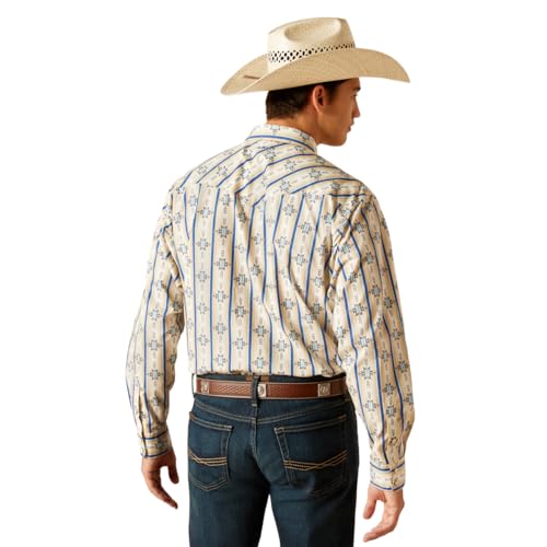 Ariat Men's Preston Classic Fit Shirt, White, X-Small