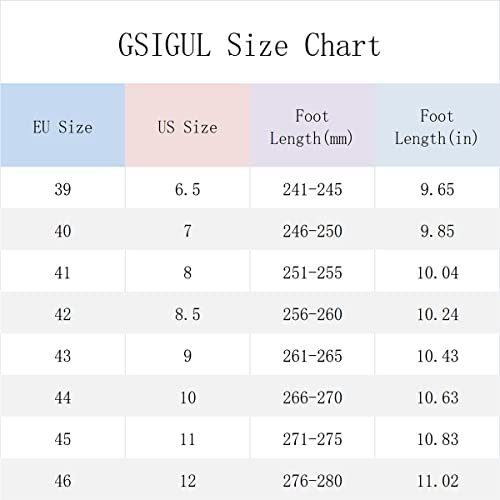 GSIGUL Men's Running Shoes Tennis Walking Shoes Cushioning High top Mens Sneakers Athletic Casual Shoes for Men Grey Size 7