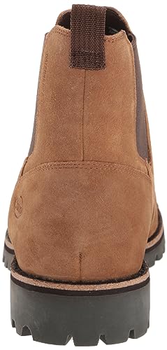 Chaco Men's Fields Chelsea Waterproof Boot, Maple Brown Suede, 14