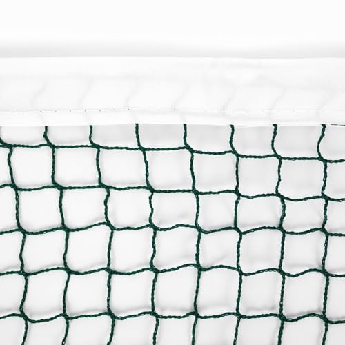 Aoneky Outdoor Replacement Badminton Net, Indoor Standard Regulation Badminton Court Netting Only, 20 x 2.6 ft (Green)