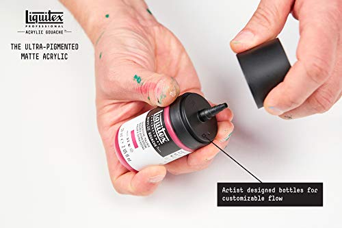 Liquitex Professional Acrylic Gouache Paint, 6 x 59ml (2-oz), Fluorescents Set