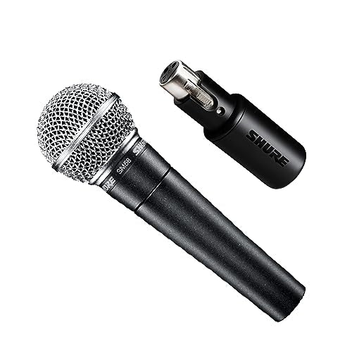 Shure SM58 Pro XLR Dynamic Microphone - Professional Studio & Live Performance Cardioid Mic for Vocals, Podcasting, and Recording, Special Black Edition