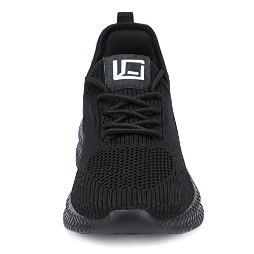 Men's Road Running Shoes Fashion Sneakers Ultra Light Mesh Walking Shoes Breathable Comfortable Casual Knit Workout Shoes Lightgrey size14
