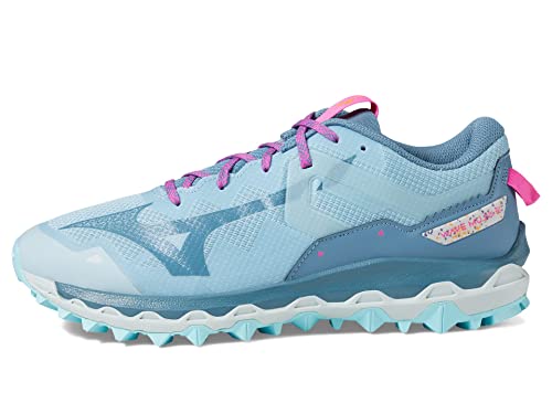 Mizuno Women's Wave Mujin 9 Running Shoe, Forget Me Not/Nimbus Cloud, 6.5