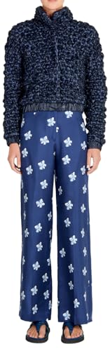 Silvia Tcherassi, Emine Pant, L, Navy Bloom