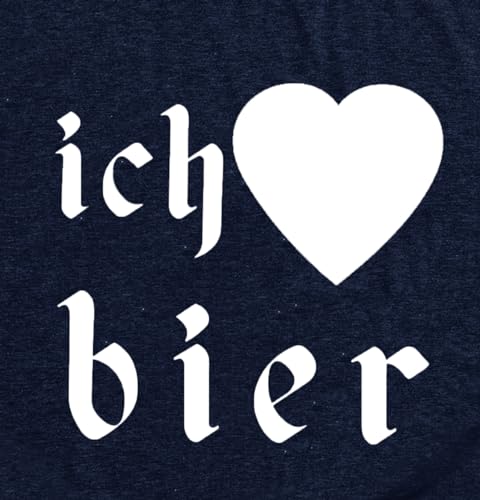 MAIHUN German Oktoberfest Shirt for Women Vintage Ich Heart Bier Tshirt Oktoberfest Short Sleeve Black