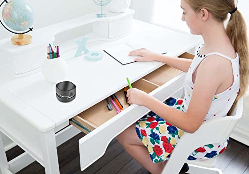 ODISTAR Desktop Vacuum Cleaner, Mini Table dust Sweeper Energy Saving,High Endurance up to 400 mins,360º Rotatable Design for Keyboard/Home/School/Office (Black)