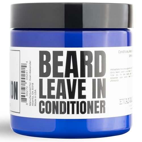 Evan Alexander Grooming MY Hydration Beard Leave-In Conditioner for Men - 4 oz | Hydrates, Softens Beard, Eliminates Beard Dryness, Tames Frizz, and Promotes Healthy Beard Growth