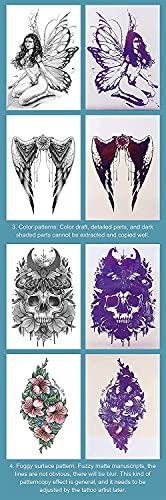 Sacnahe Tattoo Transfer Stencil Machine Copier Printer Thermal Tattoo Kit Copier Printer With 20pcs Tattoo Stencil Transfer Paper, Black