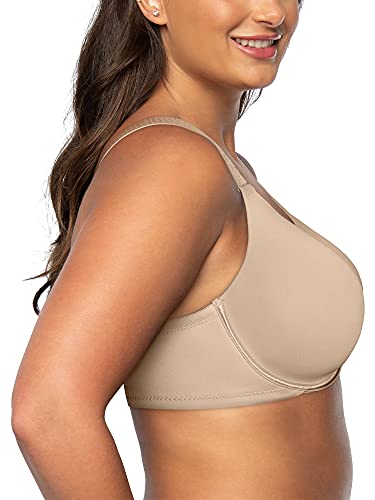 Vanity Fair womens Full Figure Beauty Back Smoothing Bra, Underwire - Beige, 38DD US