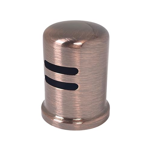 Westbrass Air Gap Kit with Skirted Brass Cap, Antique Copper, D200-1-11