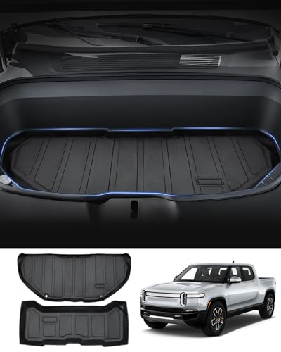 Powerty Cargo Liner & Backrest Mat for 2018-2024 Chevrolet/Chevy Equinox Accessories Rear Trunk Mat Seat Back Cover TPE All Weather Cargo Liner Heavy-Duty Trunk Liners