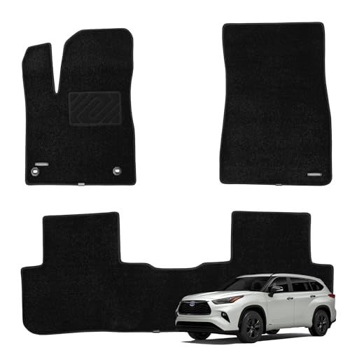 WENNEBIRD Superior Carpet Floor Mats for 2013-2018 Toyota RAV4, RAV4 Hybrid (XA40), Premium All Weather Anti-Slip Waterproof Floor Liners, 0.5 Inch Thickness Rugs - 3pc