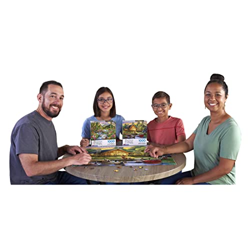 RoseArt - Puzzle Collector - Guardians of The Lake - 1000 Piece Jigsaw Puzzle for Adults