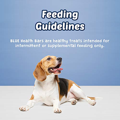 Blue Buffalo Health Bars Natural Crunchy Dog Treats Biscuits, Apple & Yogurt 16-oz Bag