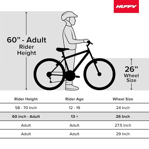 Huffy Woodhaven 26 Inch Men's Cruiser Bike - Stone Blue Gloss