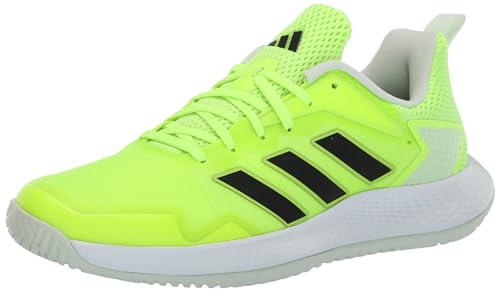 adidas Men's Defiant Speed Sneaker, White/Black/Matte Silver, 13