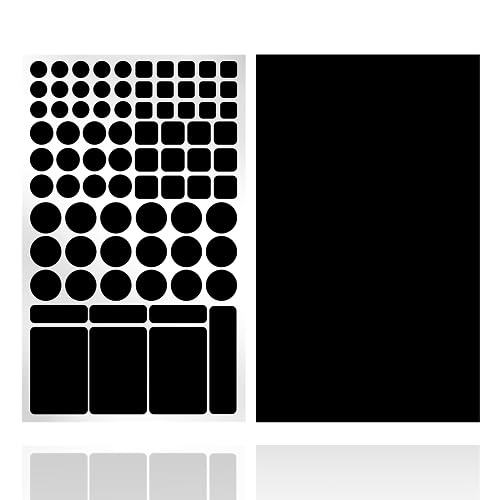 JIEHENG Light Dimming Stickers,LED Light Dimming Stickers,LED Dimming Sheets for Routers,2 Sheets All Black 50% Dimming of LED Lights (Cut and Whole-50% Dimming All Black