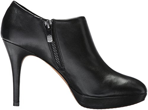 Vince Camuto Women's Elvin Platform Bootie Fashion Boot, Black Nappa, 12
