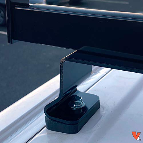 2 Bar Rack System for The Transit Connect 2010-13, NV200 or Chevy City Express Black