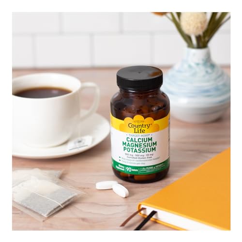 Country Life Calcium-Magnesium-Potassium - 90 Tablets