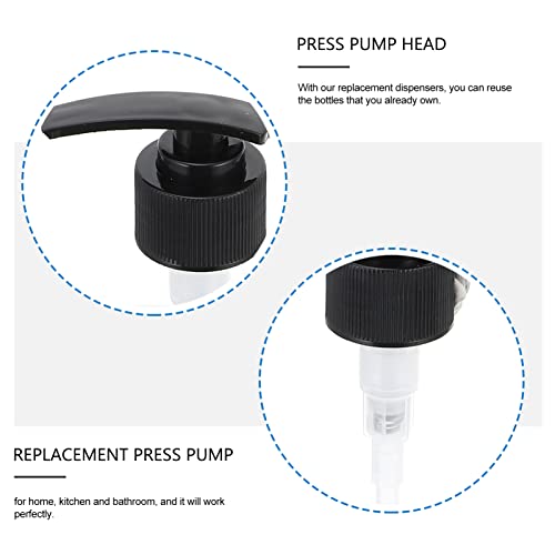 ULTECHNOVO Lotion Dispenser Body Lotion 4pcs Body Wash Hand Soap Pump Head Replacement Press Pump Press Head Pp Bathroom s Hand Lotion Bathroom Lotion Dispensers