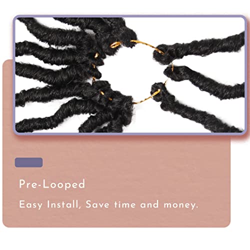 BOHOBABE Faux Locs Crochet Hair 36 Inch, Boho Soft Crochet Locs with Curly Ends, Long Bohemian Goddess Locs Crochet Braids for Black Women (6 Packs, T27)