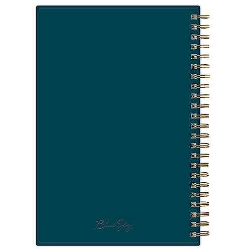 Blue Sky 2024 Weekly and Monthly Planner, January - December, 5" x 8", Clear Pocket Cover, Wirebound, Grenada (137275-24)